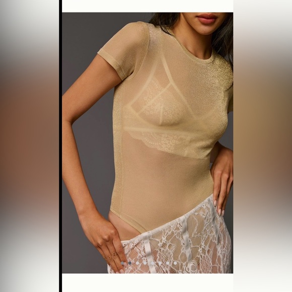 SECOND SKIN BY RD STYLE ROSSIE SHORT SLEEVE BODYSUIT - Picture 2 of 7